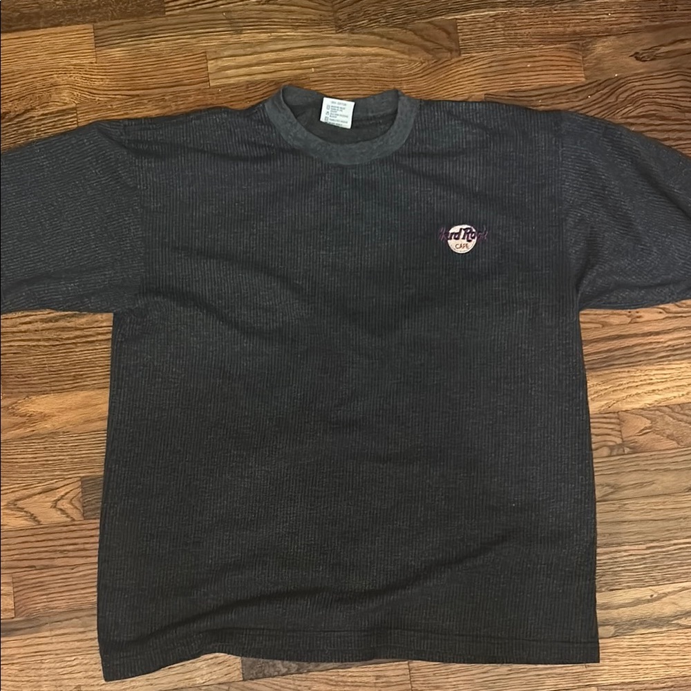 Gray Short Sleeve Tee with Crew Neck